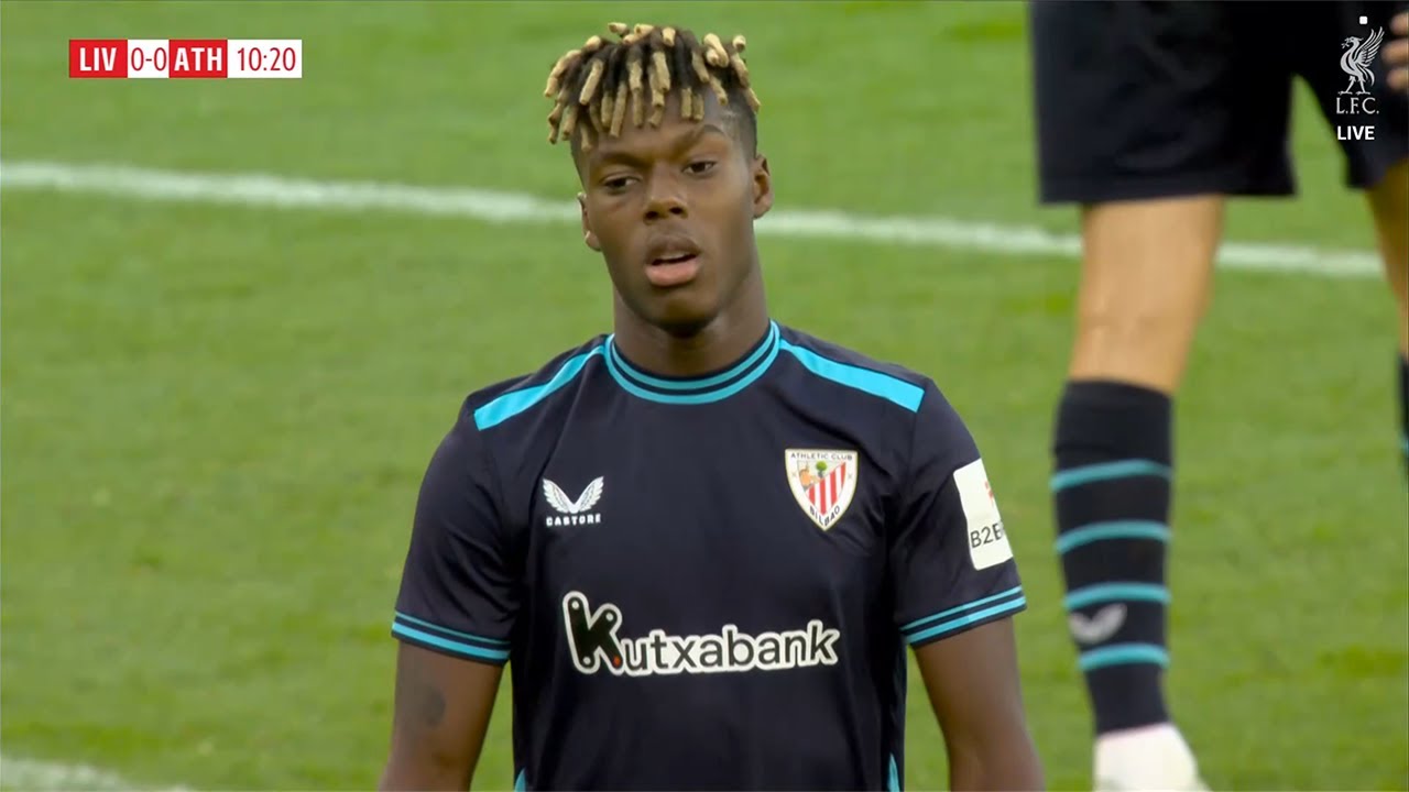 Nico Williams vs Liverpool | 25/26 - YouTube