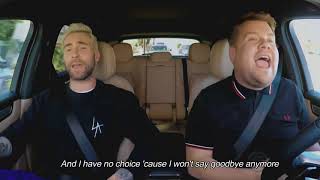 Adam Levine || Carpool Karaoke || Traducido al Español