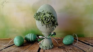 How to decorate styrofoam egg for Easter - DIY