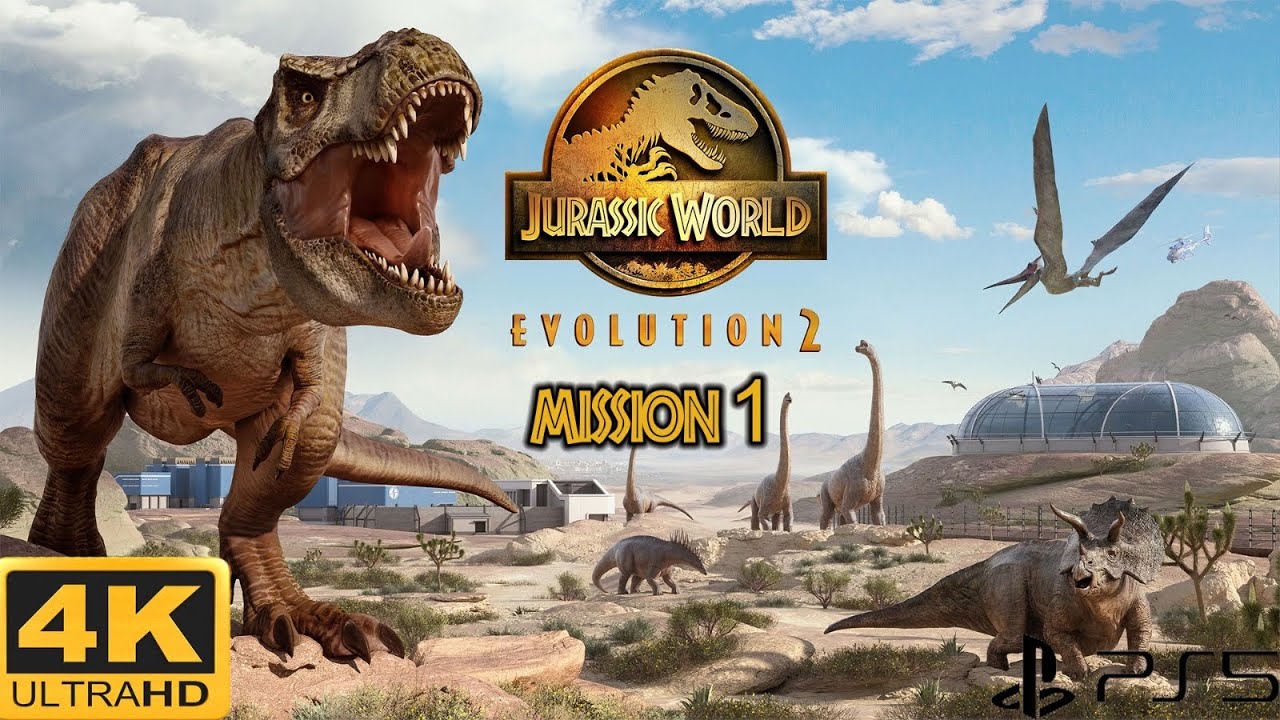 4K Jurassic World Evolution 2 - Mission 1