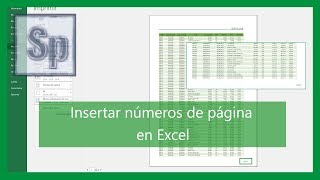 Excel  Cómo insertar números de página en Excel. Tutorial en español HD