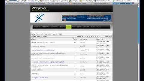 "WAMP server" Localhost not working, giving blank pages---WAMP server.mp4