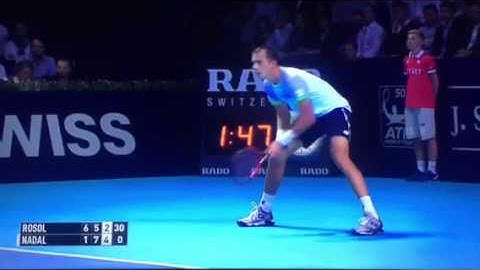 Nadal complains about Rosol making noise during his serves