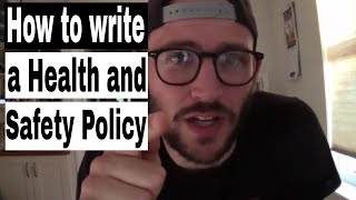 Celebrity How to write a health and safety policy - Toolbox Tuesday Wealth
