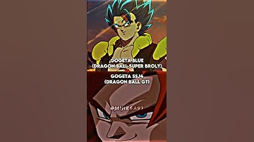 Gogeta Blue (Dragon Ball Super Broly) vs Gogeta SSJ4 (Dragon Ball GT)