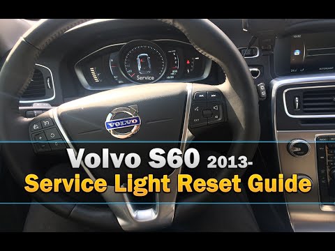 Volvo S60 Service Light Reset Guide 2013- - Youtube