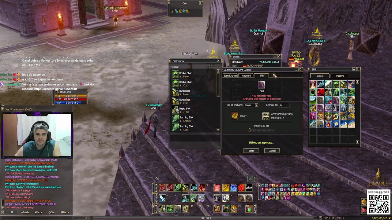 🔥LINEAGE 2! HOJE PROMETE! !interface !server - YouTube