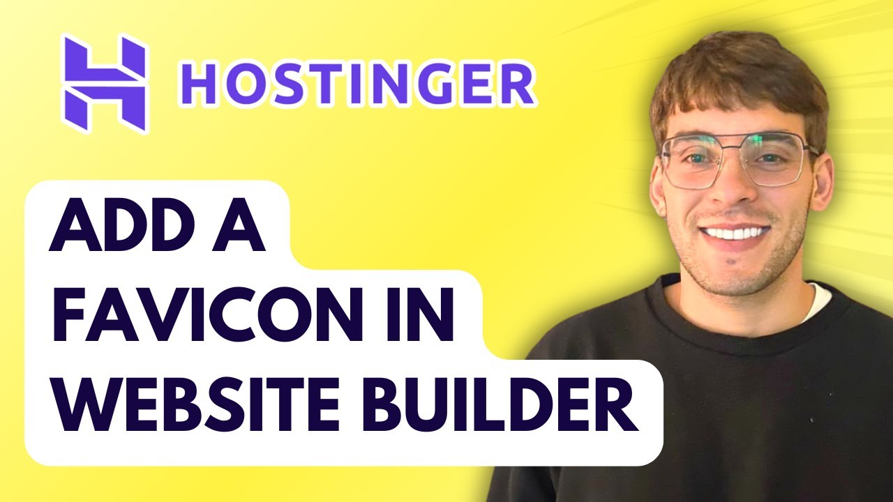 How to Add a Favicon in Hostinger Website Builder [2025 Guide] - YouTube
