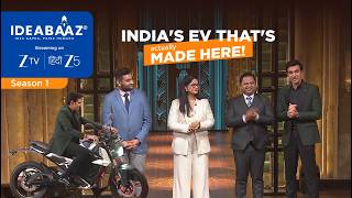 India's First Made-In-India Electric Bike on Ideabaaz | Oben Electric | Startup Pitch | Ideabaaz