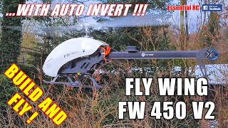 CRAZY RC HELI AUTO INVERTS !!! UNBOX, BUILD and FLY !!! FLY WING FW450 V2 3D RC HELICOPTER screenshot 4