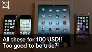 Four rare iOS devices from Chinese sellers for $100! Are they legit?
