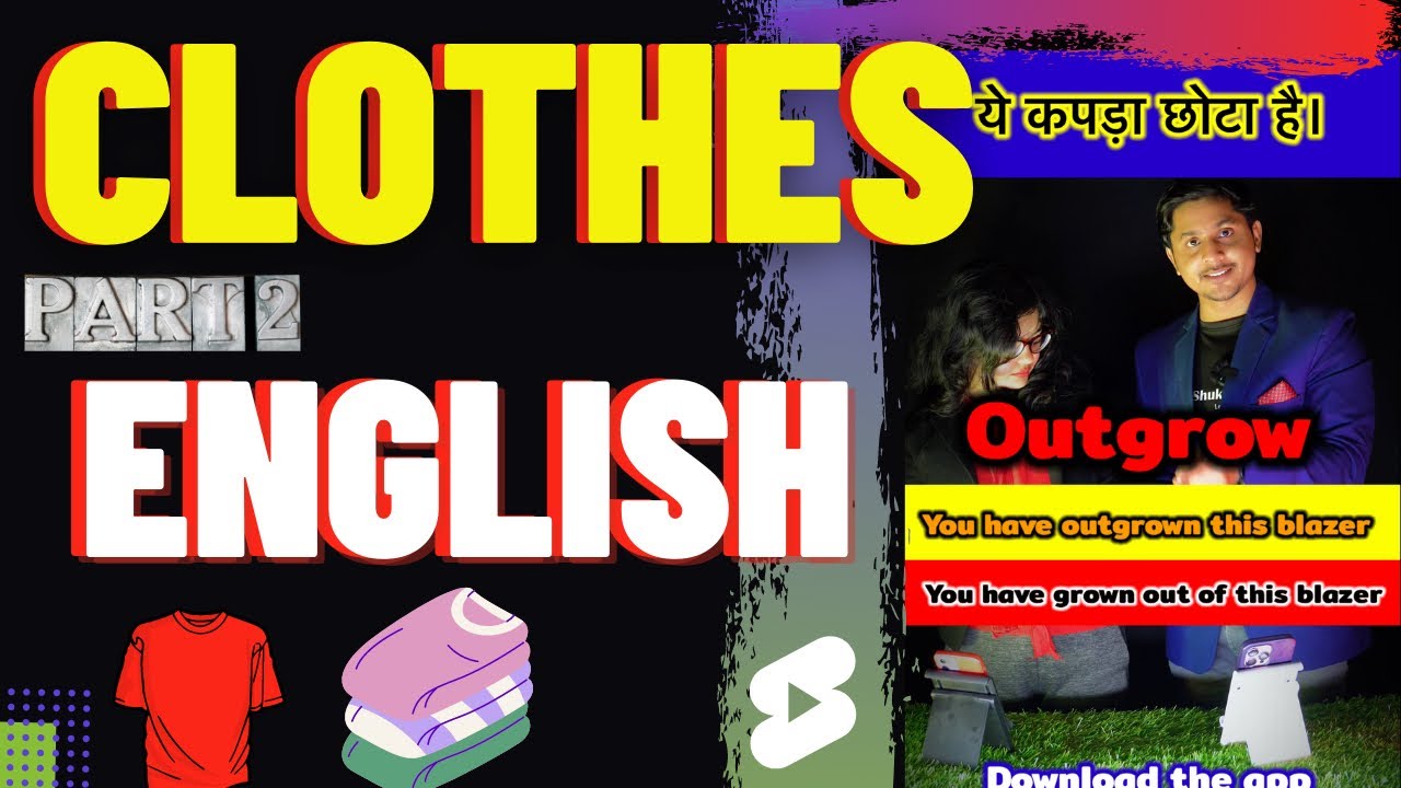 Clothes english sentences| part 2. 