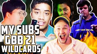 My Subscribers GBB 2021 WILDCARDS! ISCHAN | SONUS | T-LOADED | M-AGE - BEATBOX REACTIONS! 