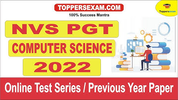 NVS PGT COMPUTER SCIENCE Online Test Series | MCQ | Previous Year Paper | Update Syllabus & Pattern