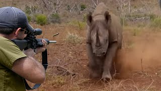 Rhino attacks poachers 😱🔥👍👌 Part 1