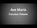 Ave María   F  Palazón