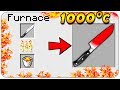 HOW TO CRAFT 1000 DEGREE KNIFE in MINECRAFT? SECRET RECIPE *OVERPOWERED* (Minecraft Crafting Recipe)