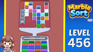 Marble Sort Level 456 Solution Walkthrough