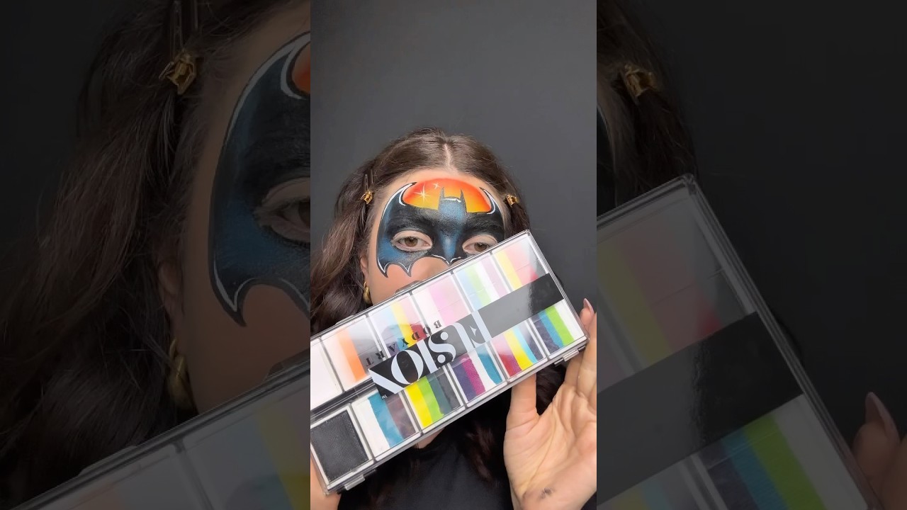 Batman Face Paint Tutorial 🦇 