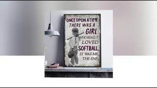 Once upon a time there was a girl who really loved softball poster #shorts screenshot 2