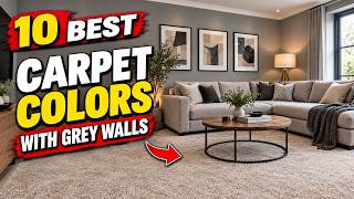 10 Best Carpet Colors With Grey Walls | Pairing Options   Tips