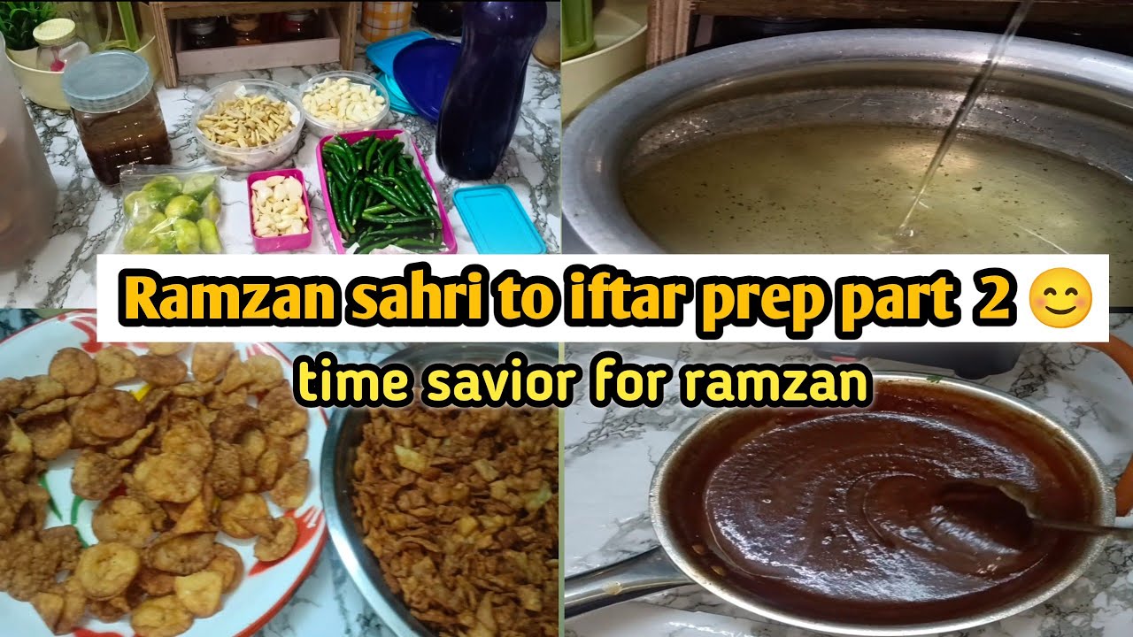 Ramzan Prep Vlog – Part 2 🌙 | Iftar Ready Items | Full Kitchen Prep |@FlavoursbyHibaa 