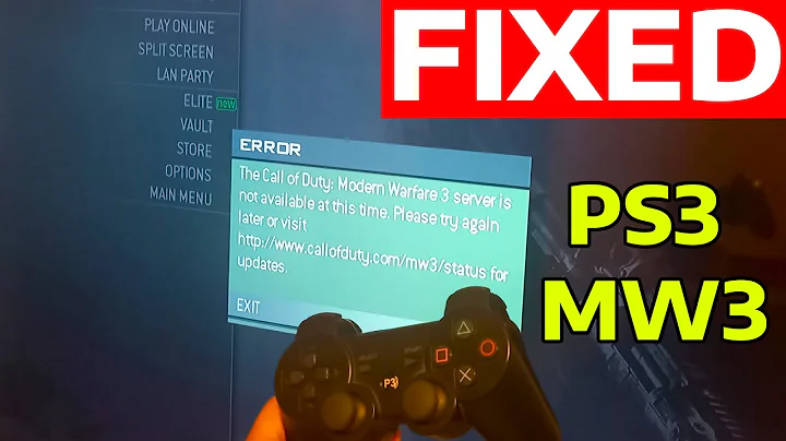 How To Play MW3 Online on PS3 With a New Account