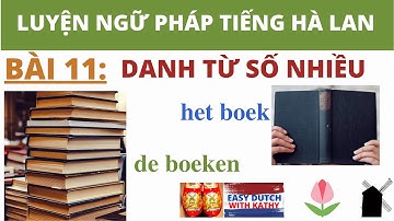 Học tiếng Hà Lan _ Bài 11: Những điều cần biết về Danh từ số nhiều