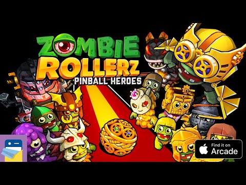 Zombie Rollerz: Pinball Heroes - Apple Arcade iOS Gameplay Walkthrough Part 1 (by Firefly Games)