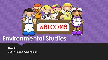 People who help us | EVS class 2