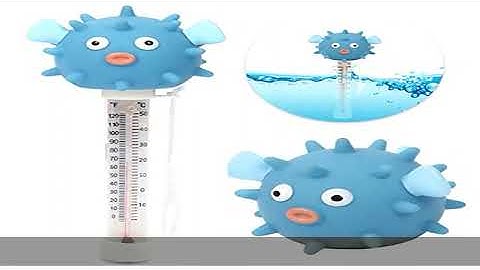 XY-WQ Floating Pool Thermometer, Large Size Easy Read for Water Temperature with String for Outdoor