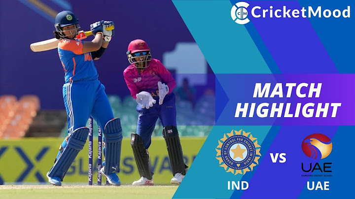 IND W vs UAE W Highlights: India vs UAE Asia Cup Highlights | Full Match Highlights