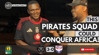 This Level Of Entertainment Deserves To Be On Netflix | Orlando Pirates 3-0 Stade d'Abidjan |Fan Cam