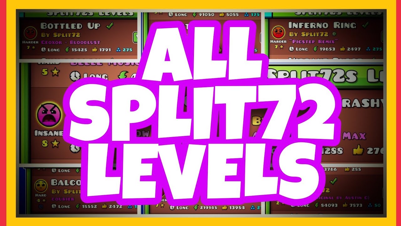 I beat all @Split72 rated levels - YouTube