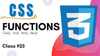 Functions in CSS | calc() and var() | Class 25 | CSS Tutorial