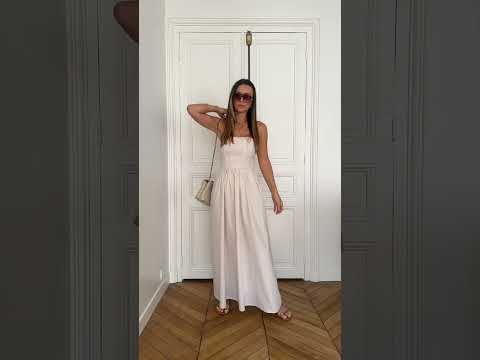 Vestido Midi Laura Vichy Bege