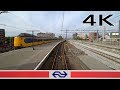 Rush hour extra train 4K CABVIEW HOLLAND Leiden - Alphen SGM 23apr 2019