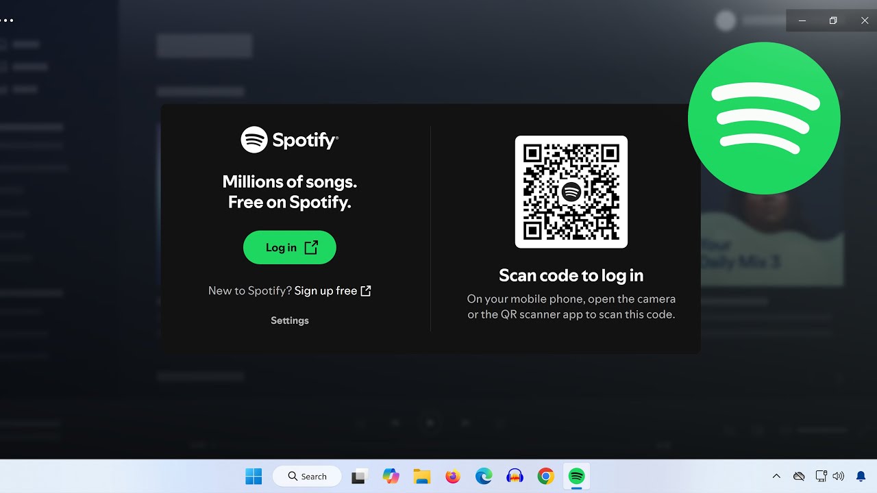 Ventana de Inicio de Sesión de Spotify NO SE ABRE en PC | Solución✅