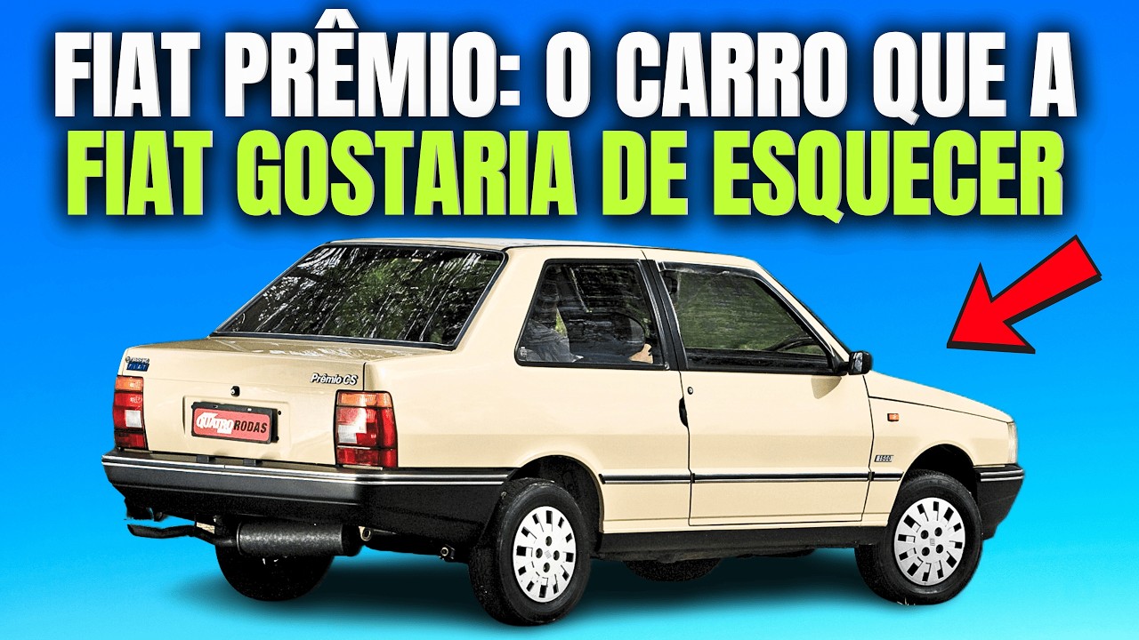 Fiat Prêmio : O sedã que quase afundou a imagem da Fiat nos anos 90