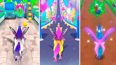 Subway Unicorn Run Game   TOP HORSE RUN GAME  AndroidiOS New Gameplay 2023 HD|| Games of King 688