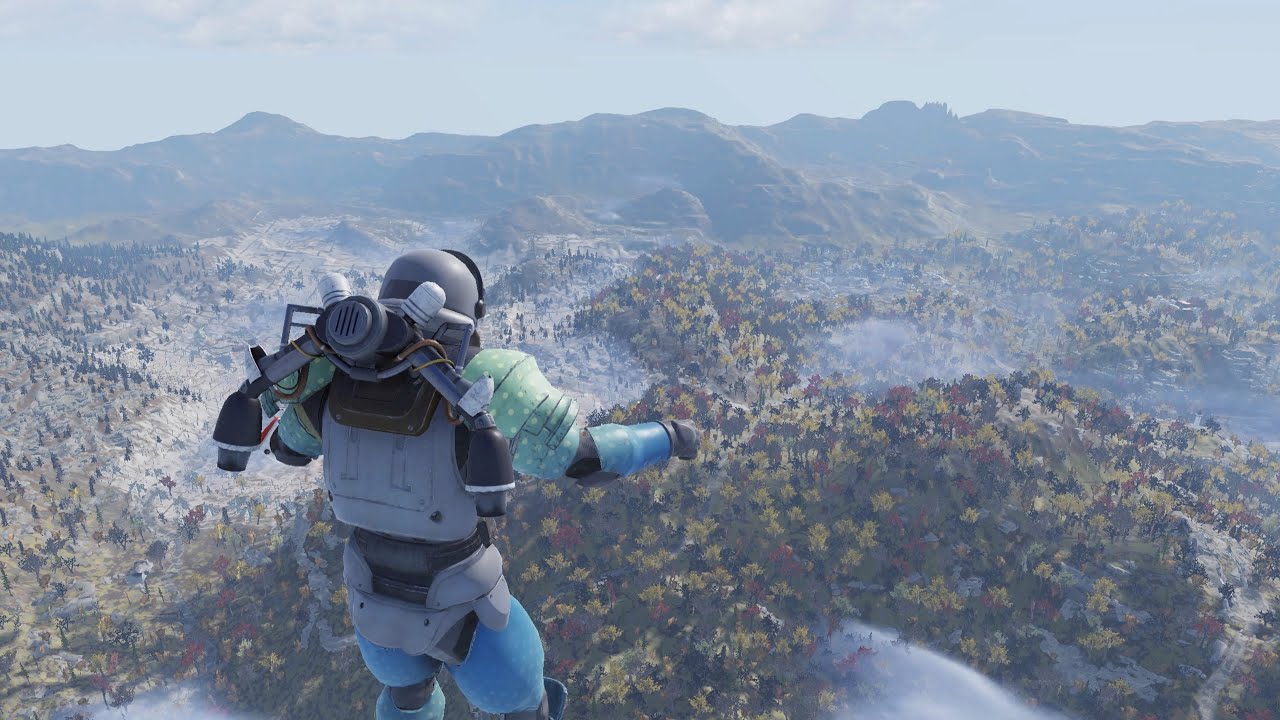 What the Fallout 76 map looks like from above