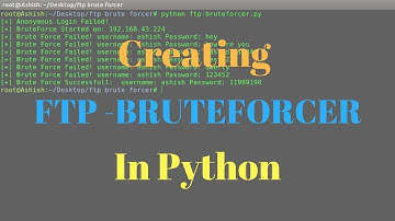 Creating FTP Brute Forcer in Python (Script link in description).