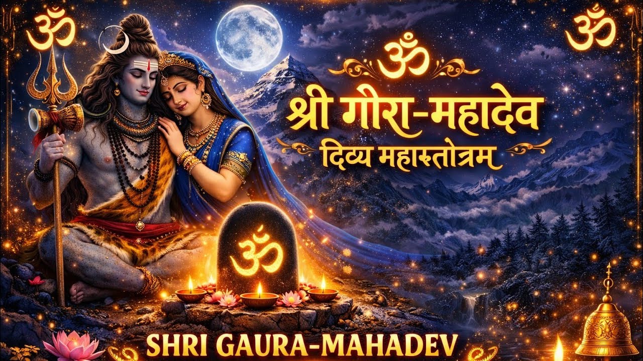 🌼🌼Shiv Shakti Mahastotram | Powerful🕉️ श्री गौरा–पार्वती–महादेव दिव्य महास्तोत्रम् |