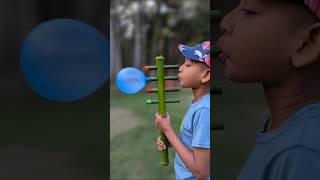 Innovative Bamboo Tube Design with Balloons | DIY Handmade Project