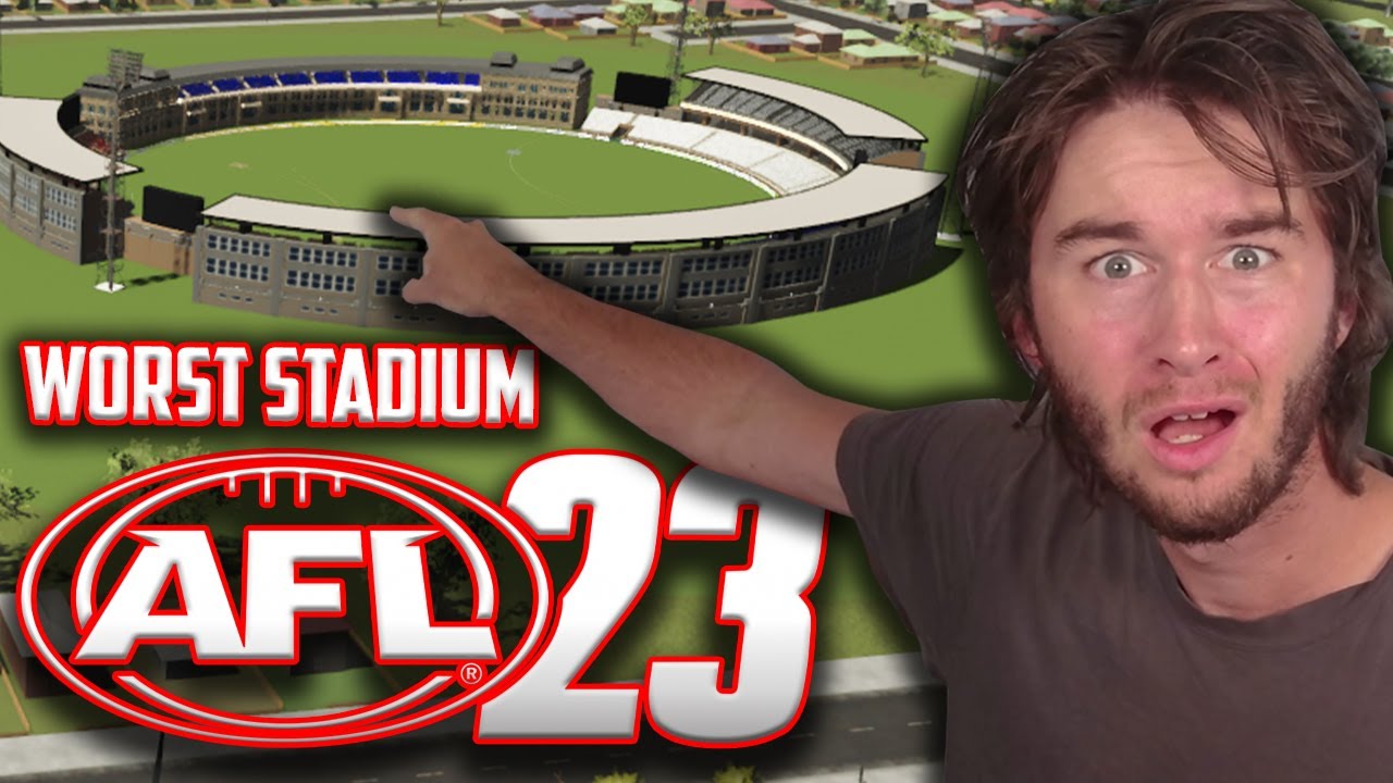 I Built The WORST STADIUM in AFL 23!