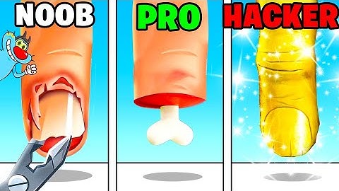 NOOB vs PRO vs HACKER | In Nail Salon 3D | With Oggy And Jack | Rock Indian Gamer |