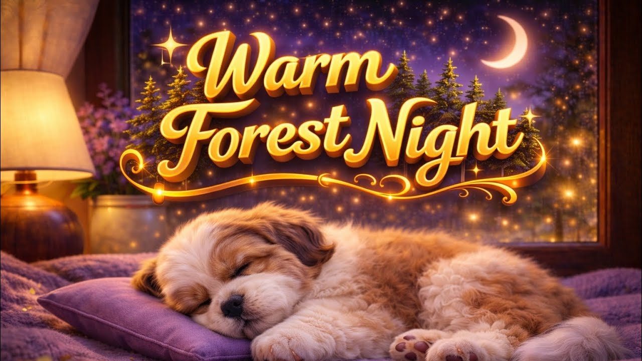 12 Hours Forest Healing Sleep Music for Dogs 🐾 Deep Relaxation & Anxiety Relief