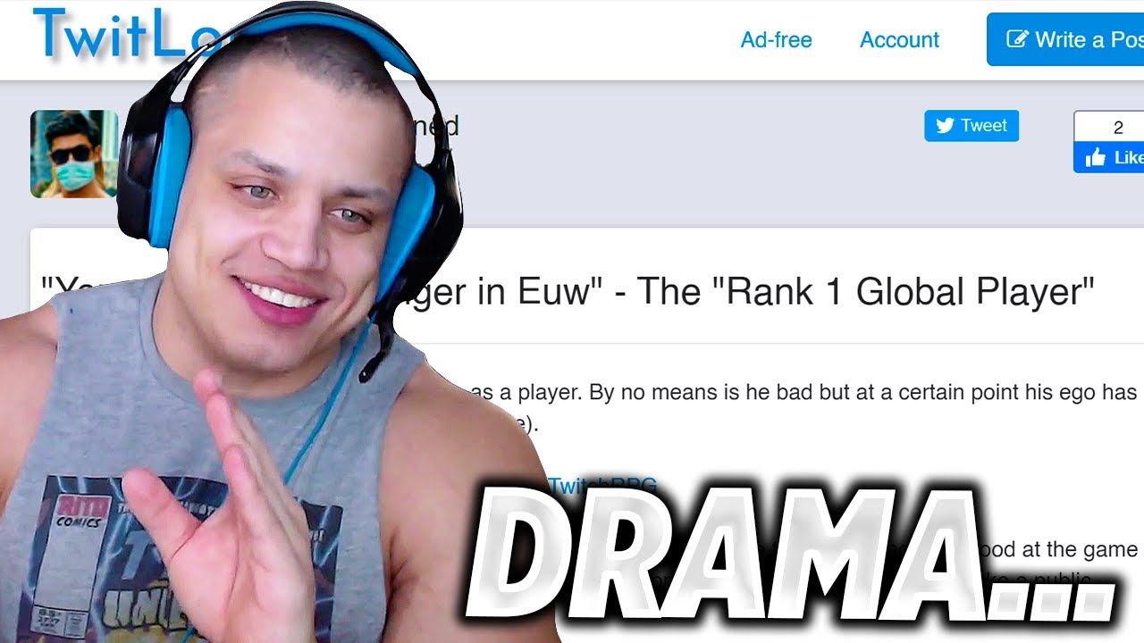 TYLER1'S OPINION ON THE TF BLADE VS TARZANED DRAMA