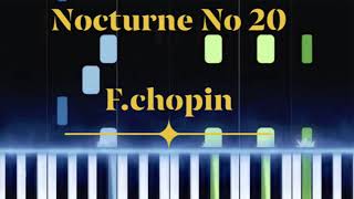 Nocturne no 20 chopin