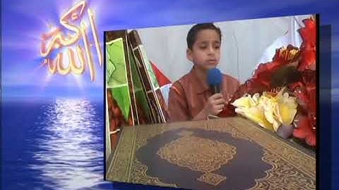 ما تيسر من سورة الرحمن  بصوت الطفل الرائع/ احمد وليد الشرقاوى